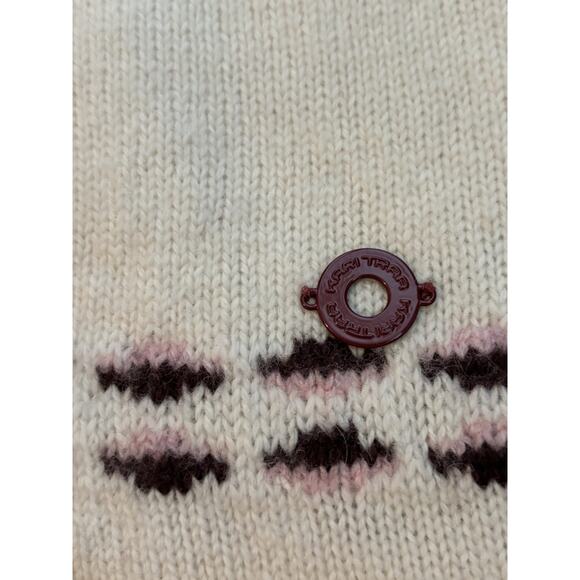 Kari Traa Wool Blend Nordic Sweater Women’s Small Cream Fair Isle - Picture 5 of 8